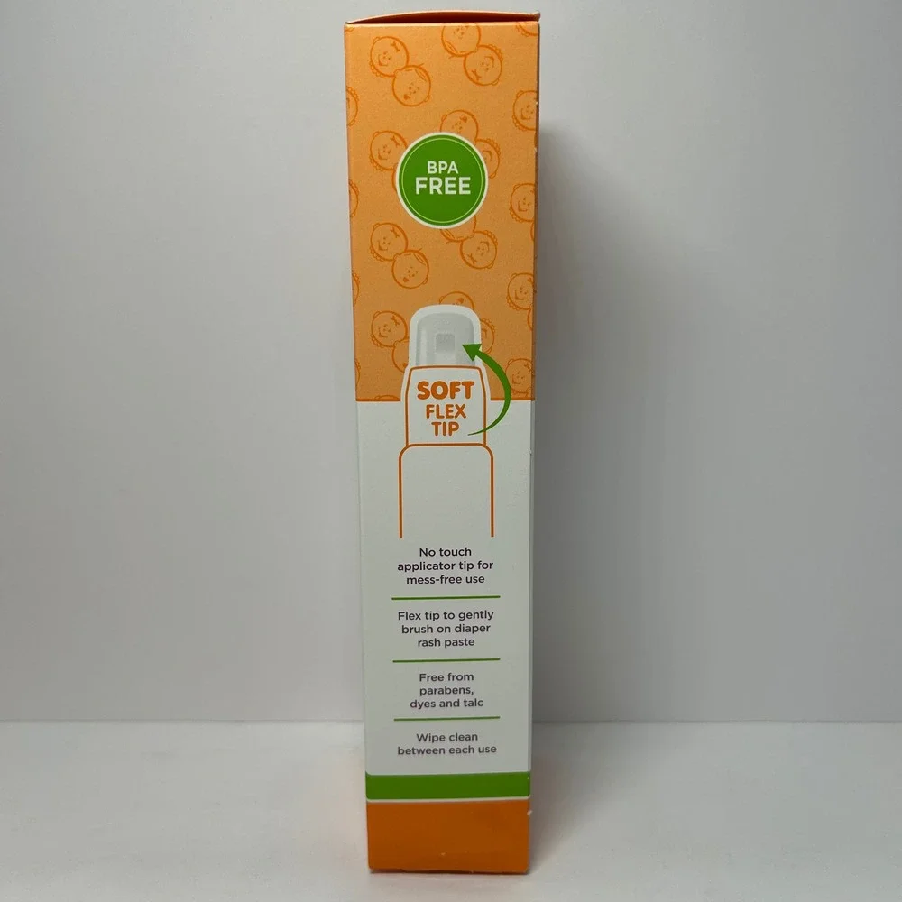 Boogie Maximum Strength Diaper Rash Paste 40% Zinc Oxide Mess-Free 4oz New